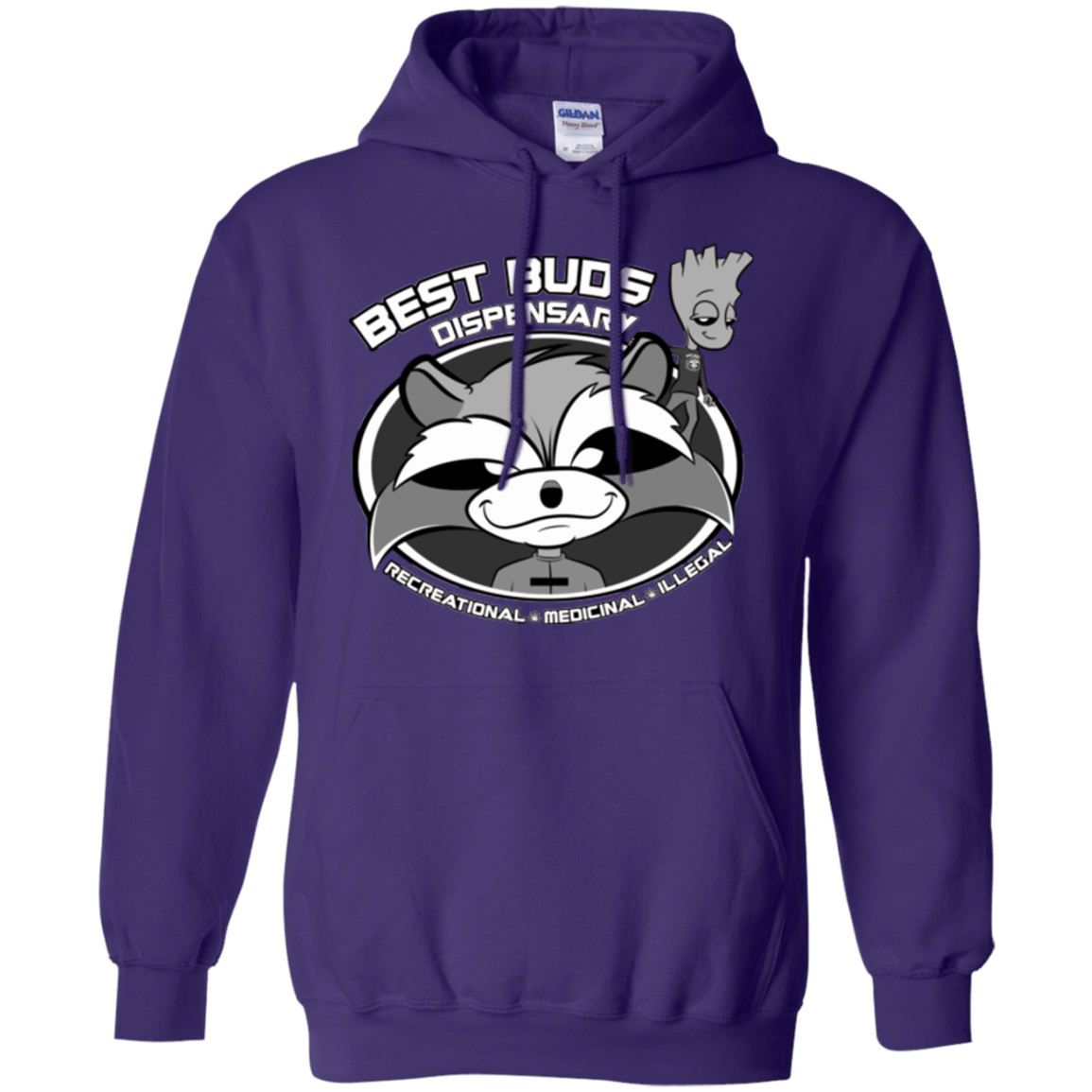 Sweatshirts Purple / Small Guardians Of The Greenery Pullover Hoodie