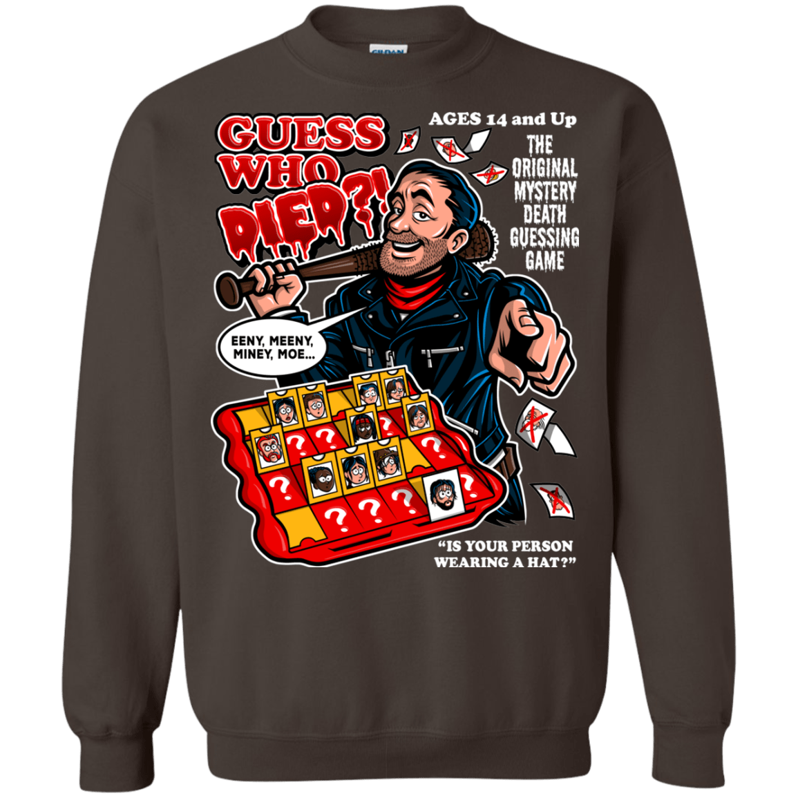 Sweatshirts Dark Chocolate / Small Guess who Died Crewneck Sweatshirt