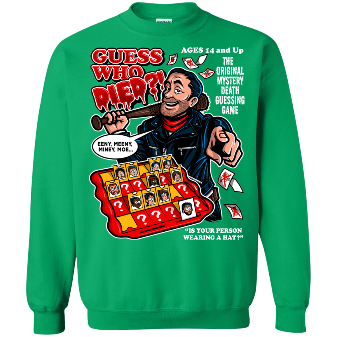 Sweatshirts Irish Green / Small Guess who Died Crewneck Sweatshirt