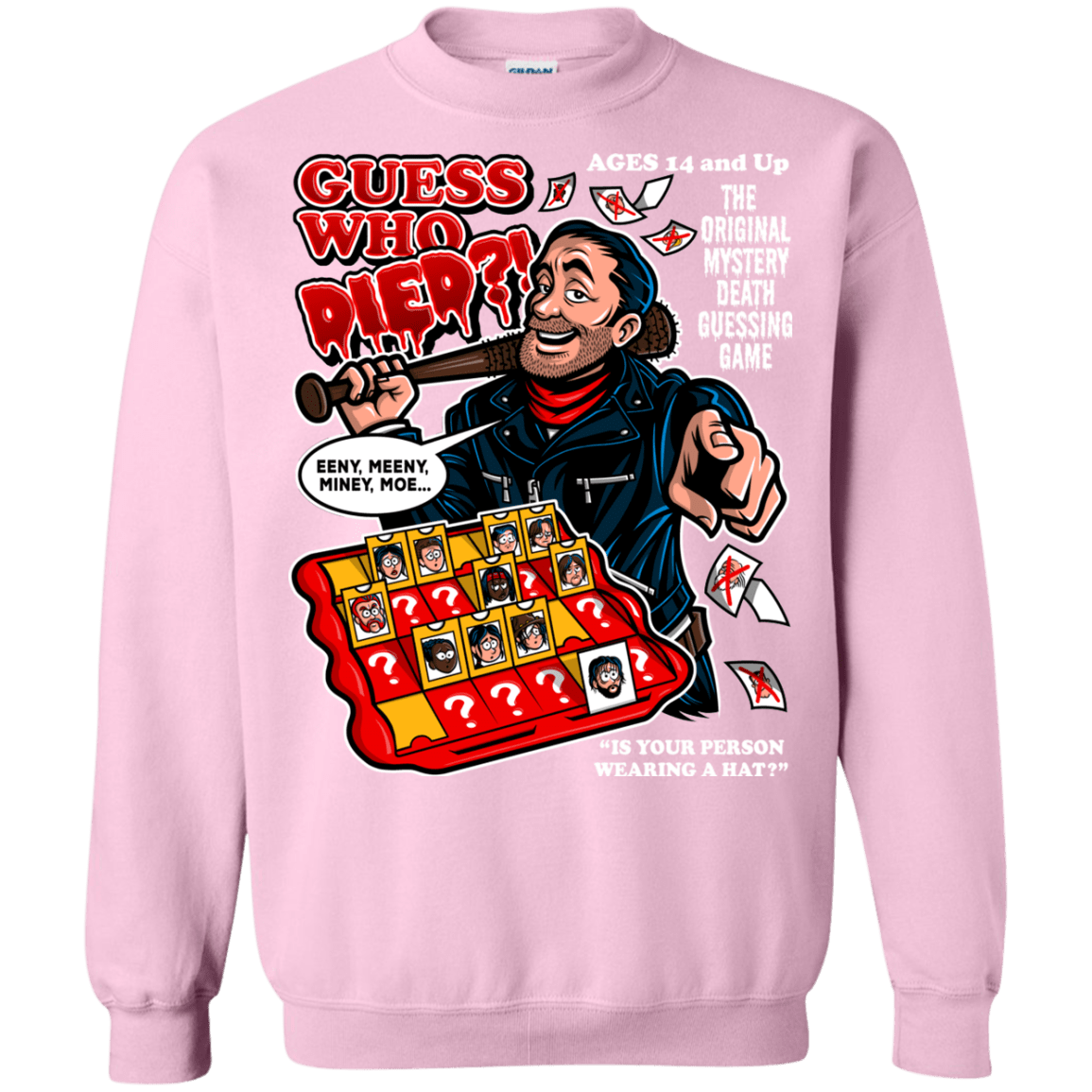 Sweatshirts Light Pink / Small Guess who Died Crewneck Sweatshirt