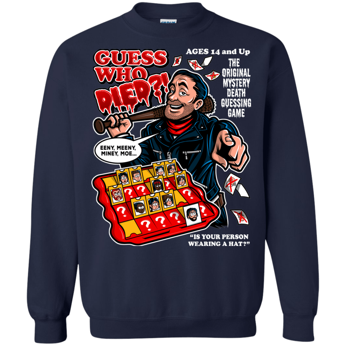 Sweatshirts Navy / Small Guess who Died Crewneck Sweatshirt