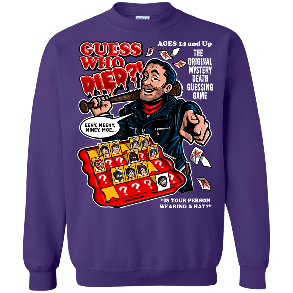 Sweatshirts Purple / Small Guess who Died Crewneck Sweatshirt