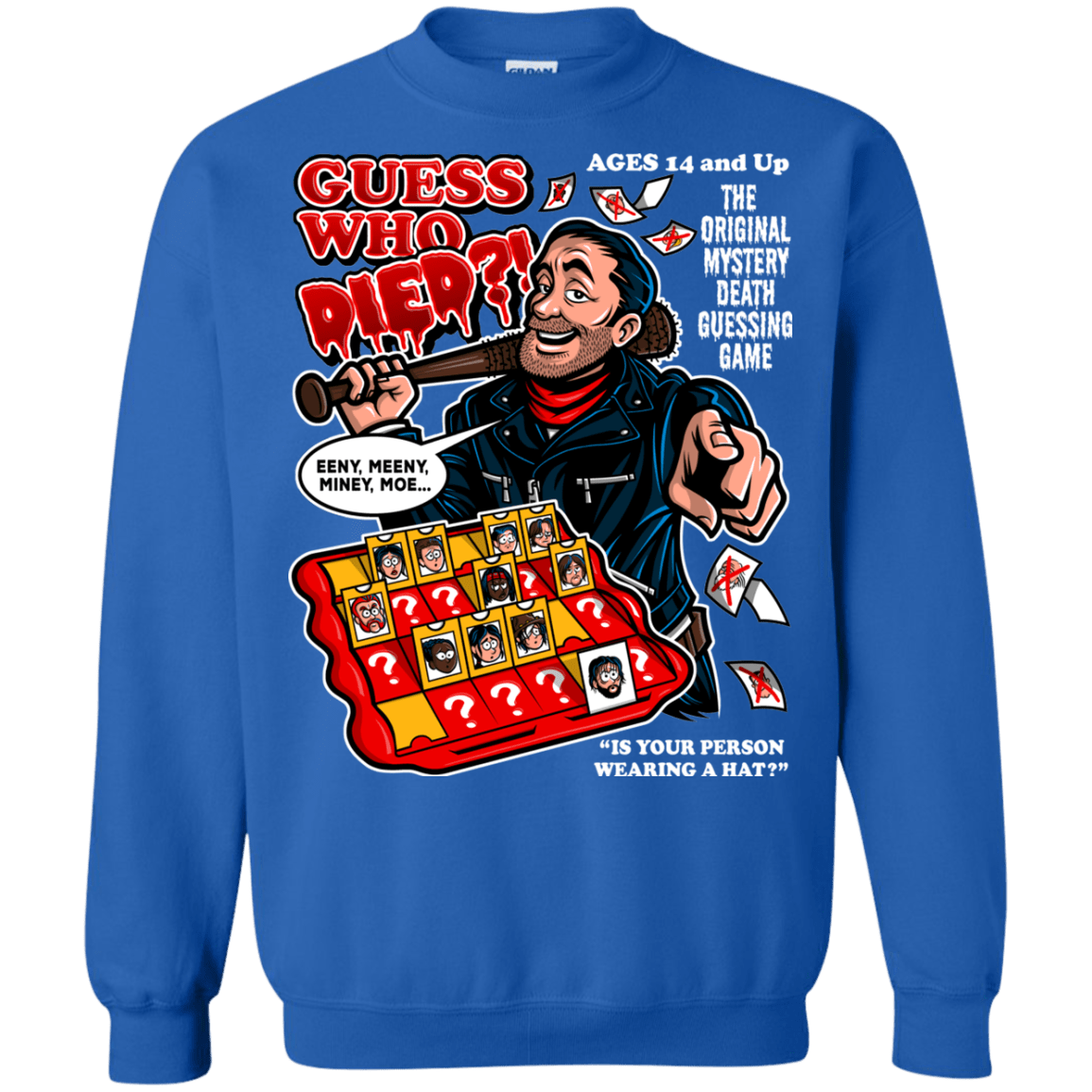 Sweatshirts Royal / Small Guess who Died Crewneck Sweatshirt