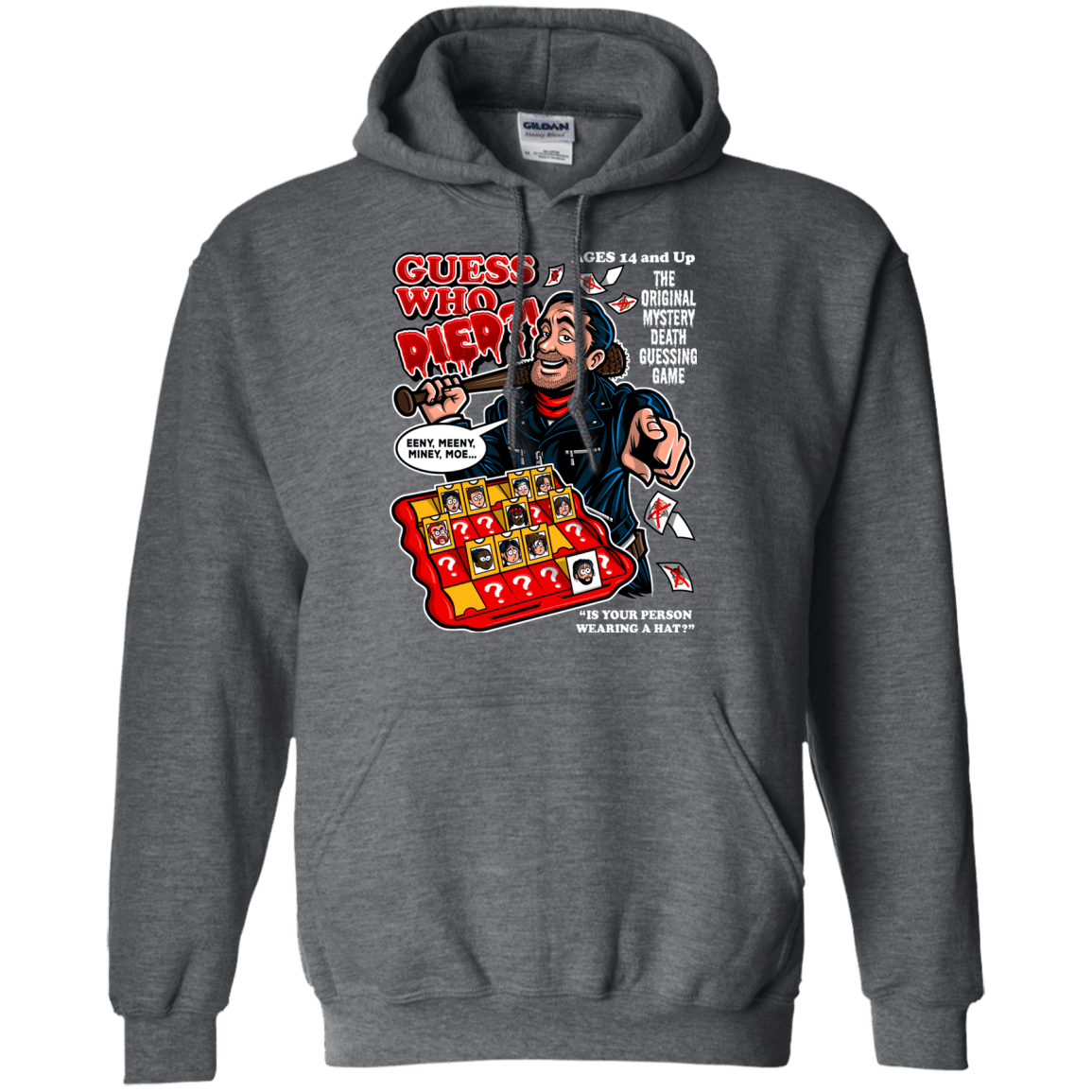 Sweatshirts Dark Heather / Small Guess who Died Pullover Hoodie