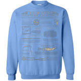 Sweatshirts Carolina Blue / Small Guide To Mystical Artifacts Crewneck Sweatshirt
