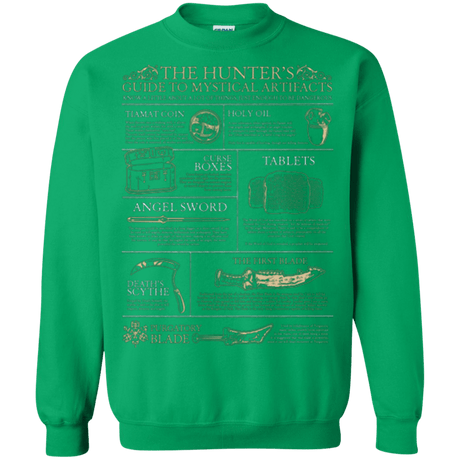 Sweatshirts Irish Green / Small Guide To Mystical Artifacts Crewneck Sweatshirt