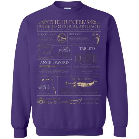 Sweatshirts Purple / Small Guide To Mystical Artifacts Crewneck Sweatshirt