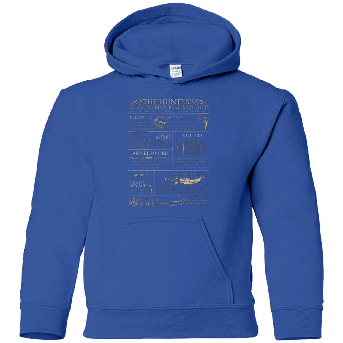 Sweatshirts Royal / YS Guide To Mystical Artifacts Youth Hoodie