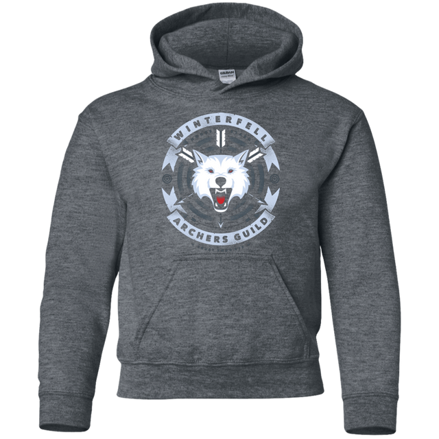 Sweatshirts Dark Heather / YS Guild of Archers Youth Hoodie