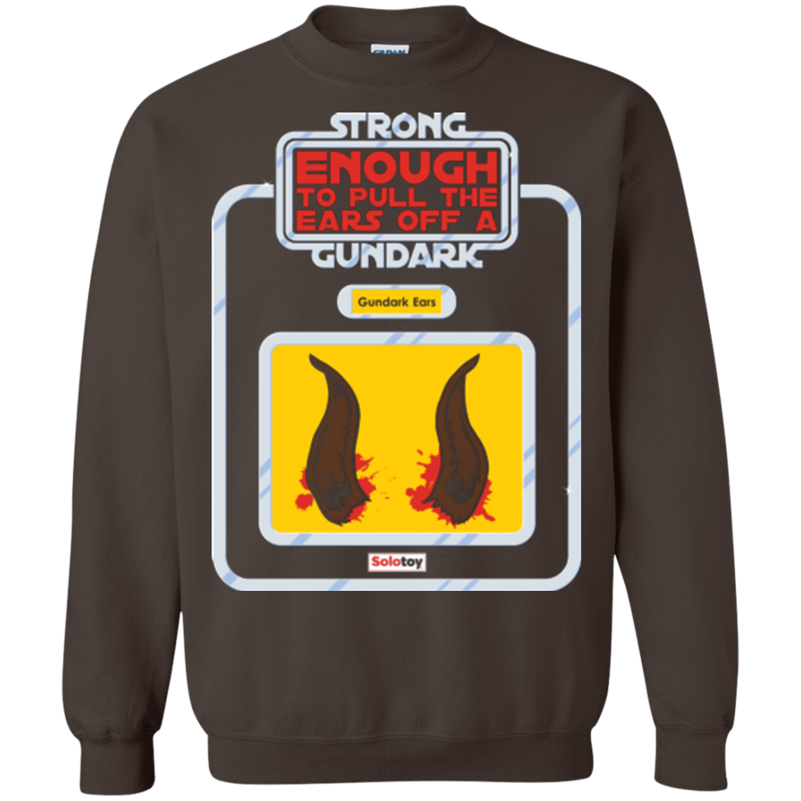 Sweatshirts Dark Chocolate / Small Gundark Ears Crewneck Sweatshirt