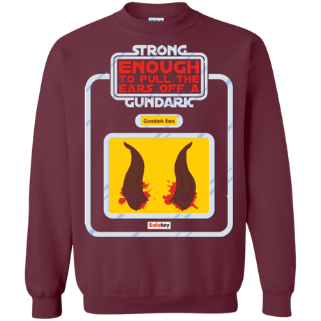 Sweatshirts Maroon / Small Gundark Ears Crewneck Sweatshirt
