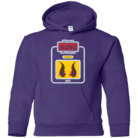 Sweatshirts Purple / YS Gundark Ears Youth Hoodie