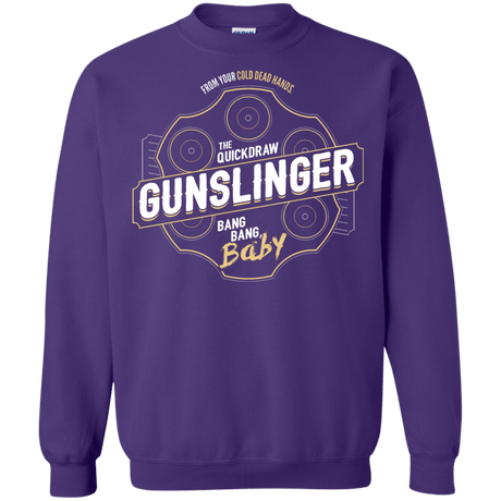 Sweatshirts Purple / S Gunslinger Crewneck Sweatshirt