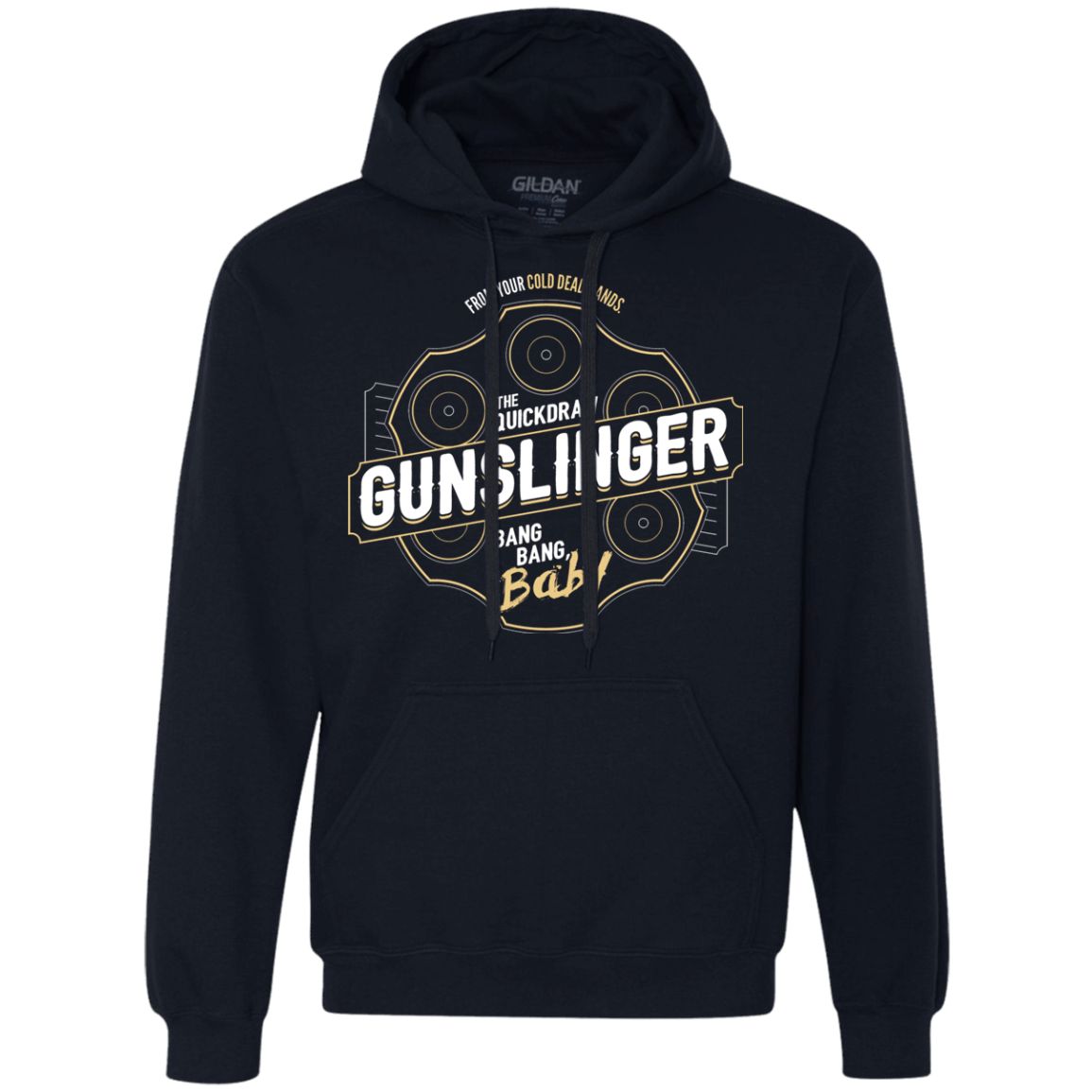 Sweatshirts Navy / S Gunslinger Premium Fleece Hoodie