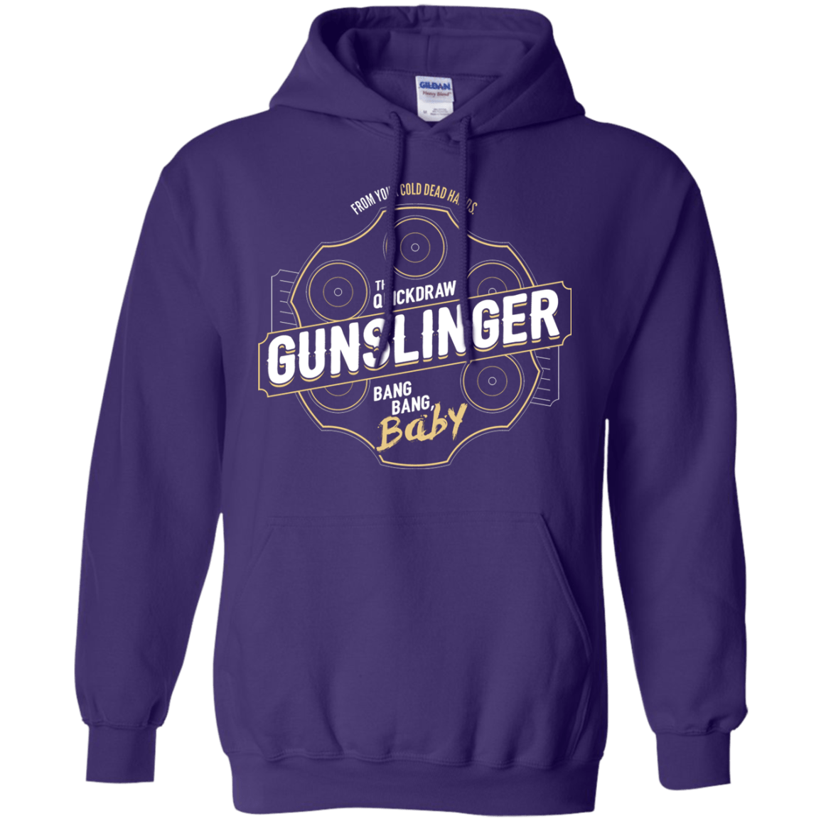 Sweatshirts Purple / S Gunslinger Pullover Hoodie
