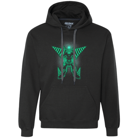 Sweatshirts Black / S Gurren Lagann Premium Fleece Hoodie