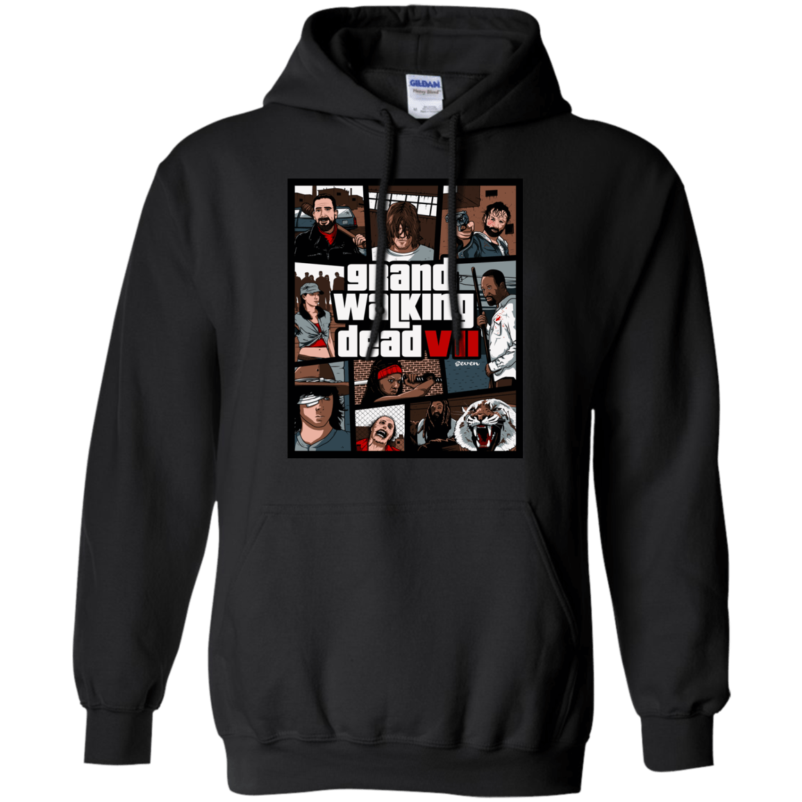 Sweatshirts Black / Small GWD7 Pullover Hoodie