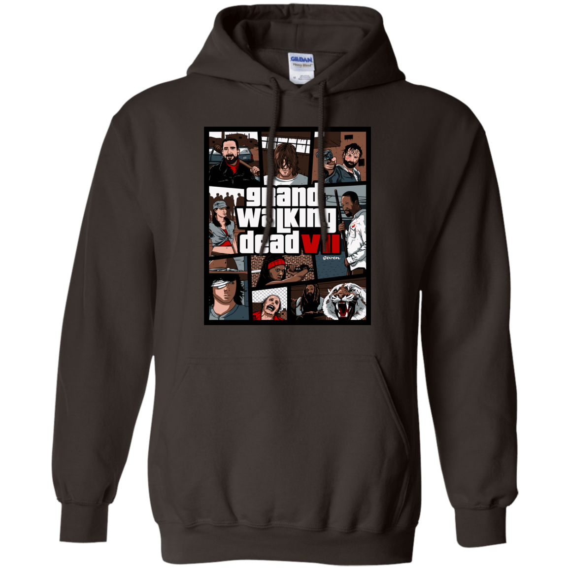 Sweatshirts Dark Chocolate / Small GWD7 Pullover Hoodie