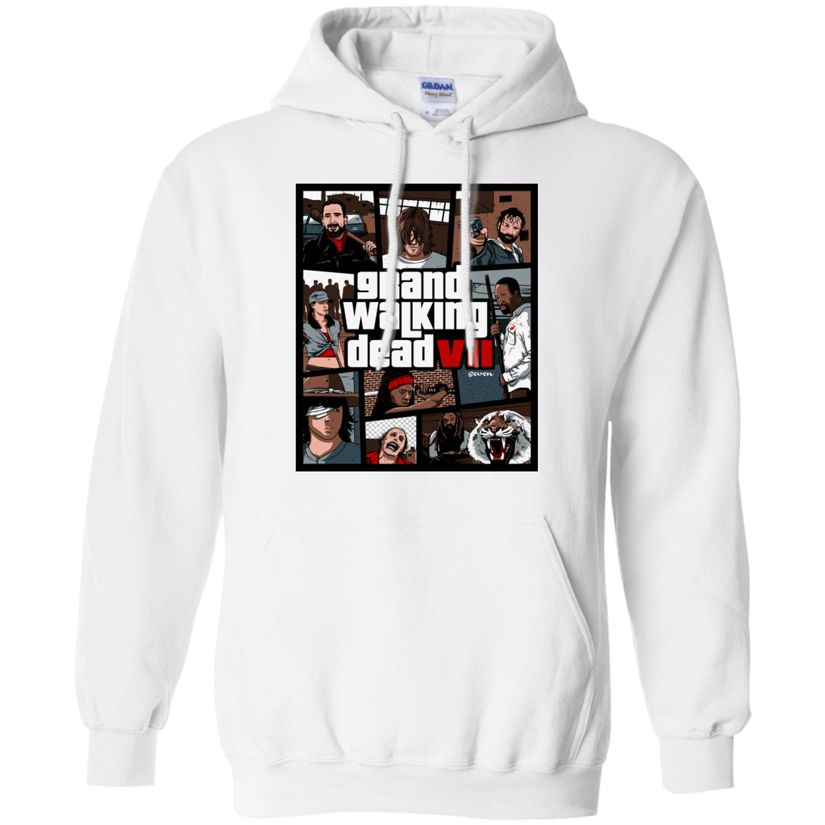 Sweatshirts White / Small GWD7 Pullover Hoodie