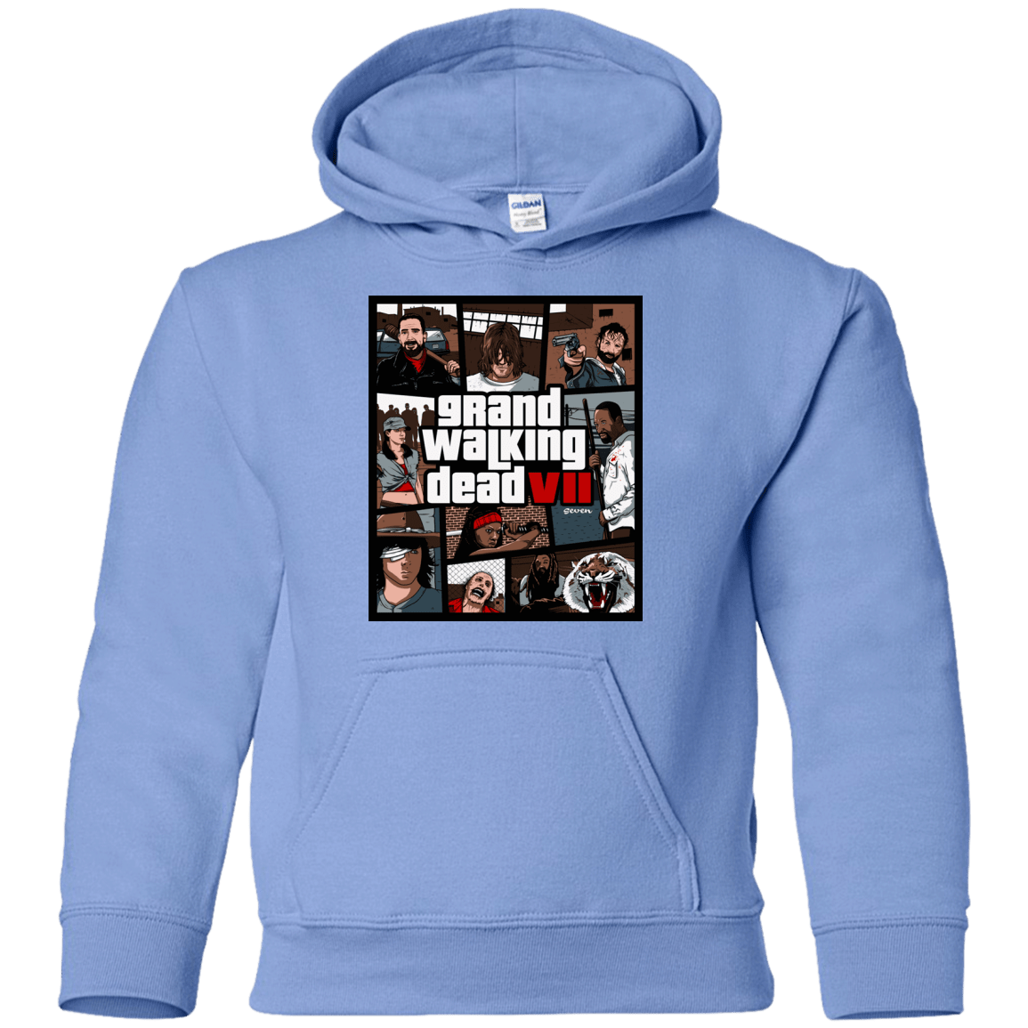 Sweatshirts Carolina Blue / YS GWD7 Youth Hoodie
