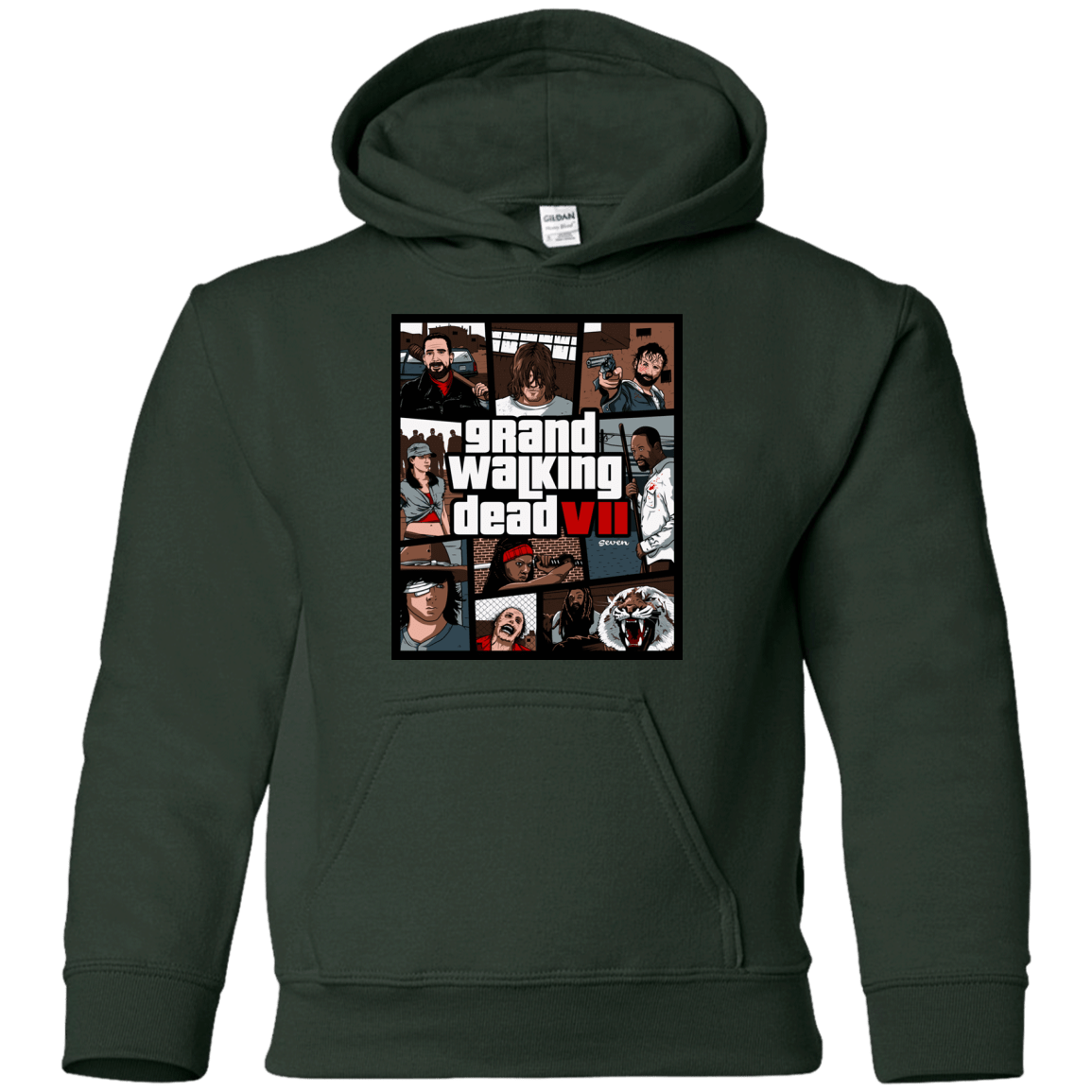 Sweatshirts Forest Green / YS GWD7 Youth Hoodie
