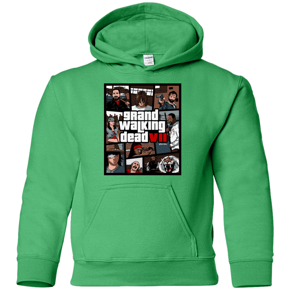 Sweatshirts Irish Green / YS GWD7 Youth Hoodie
