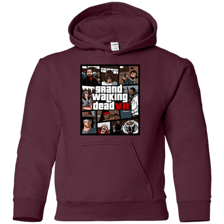Sweatshirts Maroon / YS GWD7 Youth Hoodie