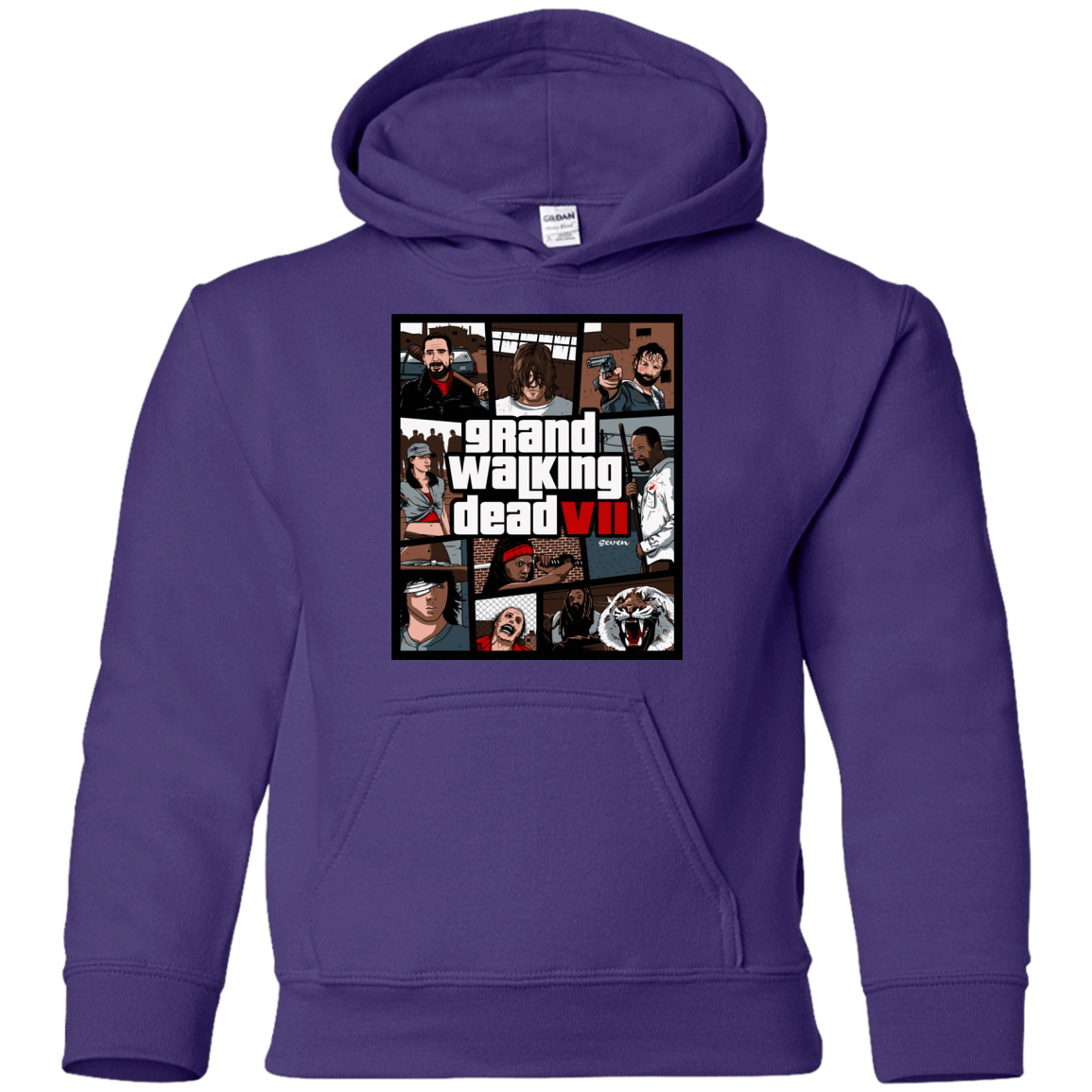 Sweatshirts Purple / YS GWD7 Youth Hoodie