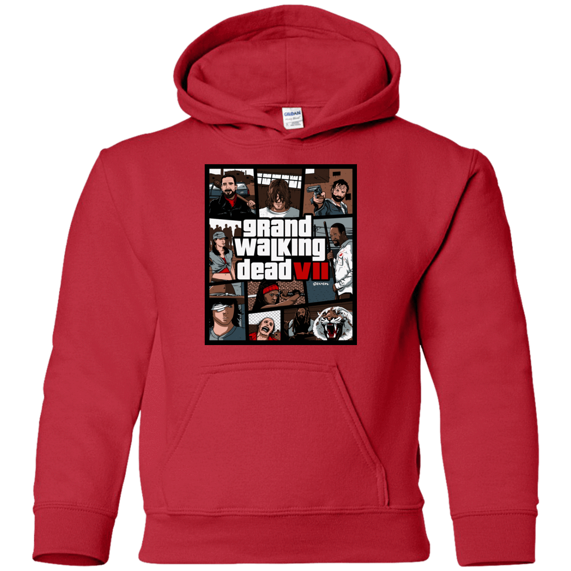 Sweatshirts Red / YS GWD7 Youth Hoodie
