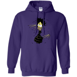 Sweatshirts Purple / S H. Scissorhands! Pullover Hoodie