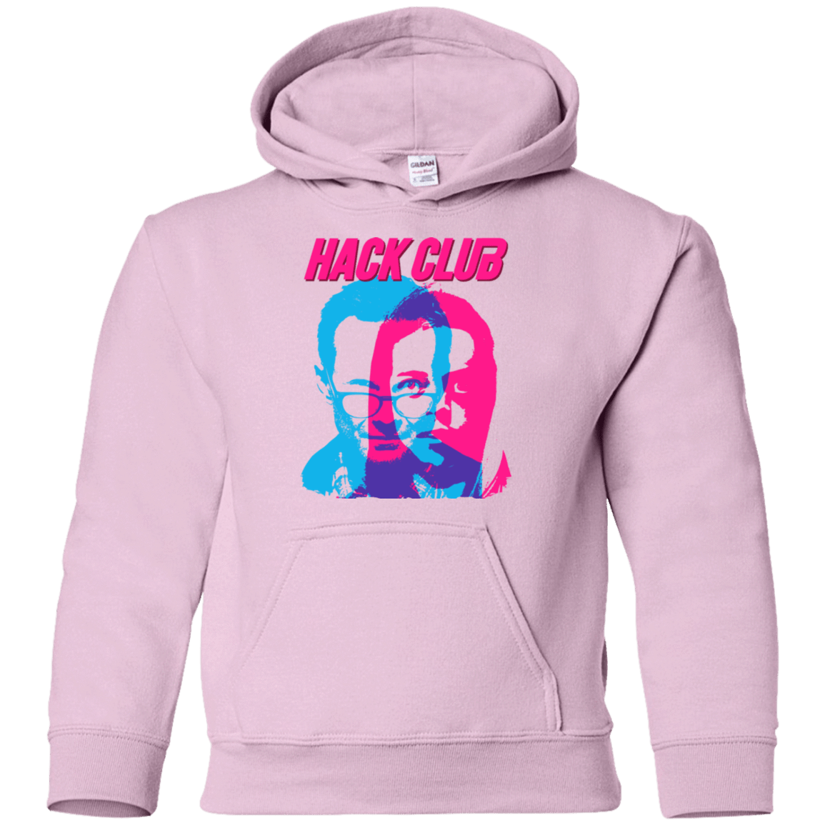 Sweatshirts Light Pink / YS Hack Club Youth Hoodie