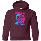 Sweatshirts Maroon / YS Hack Club Youth Hoodie