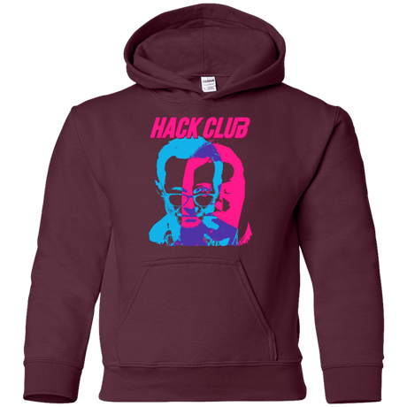 Sweatshirts Maroon / YS Hack Club Youth Hoodie