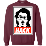 Sweatshirts Maroon / Small Hack Crewneck Sweatshirt