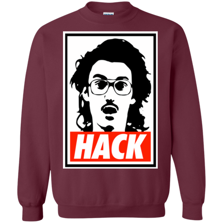Sweatshirts Maroon / Small Hack Crewneck Sweatshirt