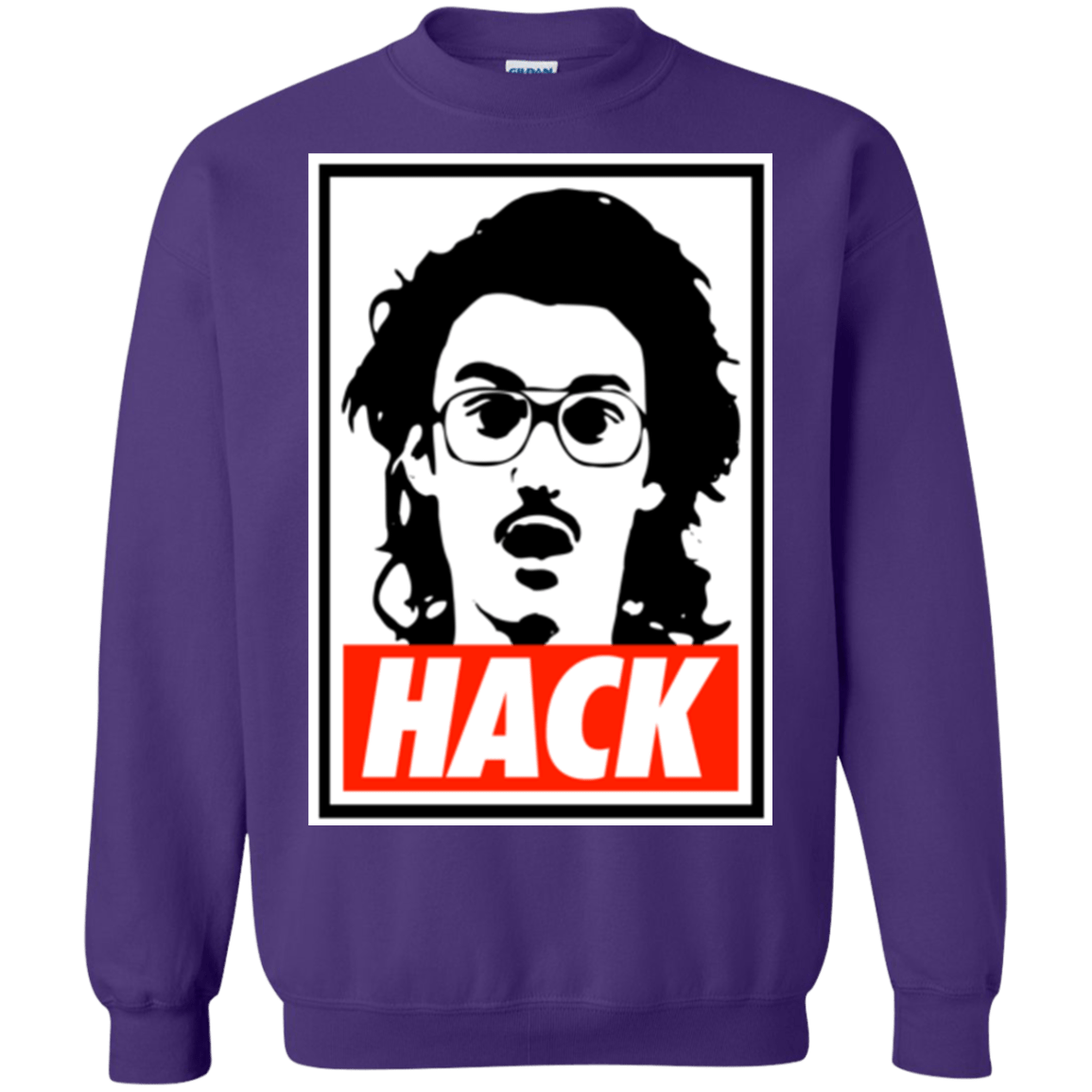 Sweatshirts Purple / Small Hack Crewneck Sweatshirt