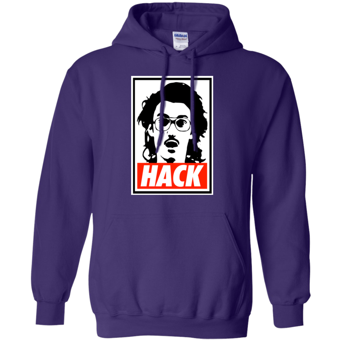 Sweatshirts Purple / Small Hack Pullover Hoodie