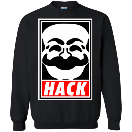 Sweatshirts Black / Small Hack society Crewneck Sweatshirt