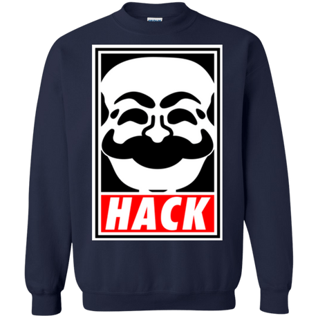 Sweatshirts Navy / Small Hack society Crewneck Sweatshirt