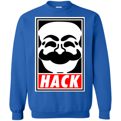 Sweatshirts Royal / Small Hack society Crewneck Sweatshirt