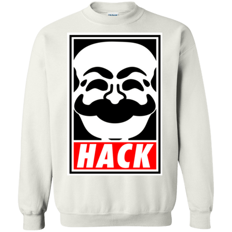 Sweatshirts White / Small Hack society Crewneck Sweatshirt