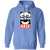 Sweatshirts Carolina Blue / Small Hack society Pullover Hoodie