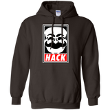 Sweatshirts Dark Chocolate / Small Hack society Pullover Hoodie