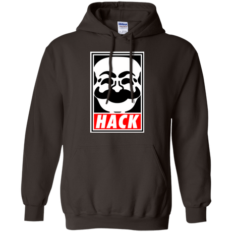 Sweatshirts Dark Chocolate / Small Hack society Pullover Hoodie