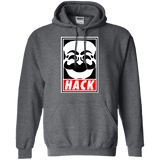 Sweatshirts Dark Heather / Small Hack society Pullover Hoodie