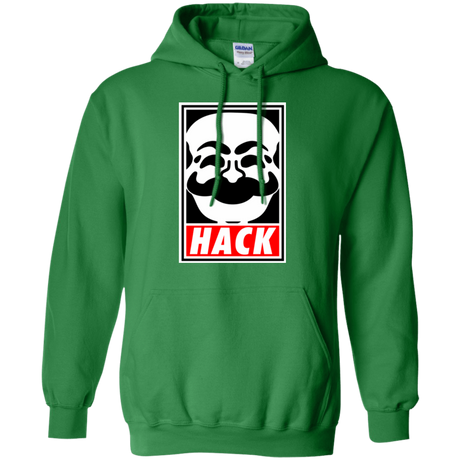 Sweatshirts Irish Green / Small Hack society Pullover Hoodie