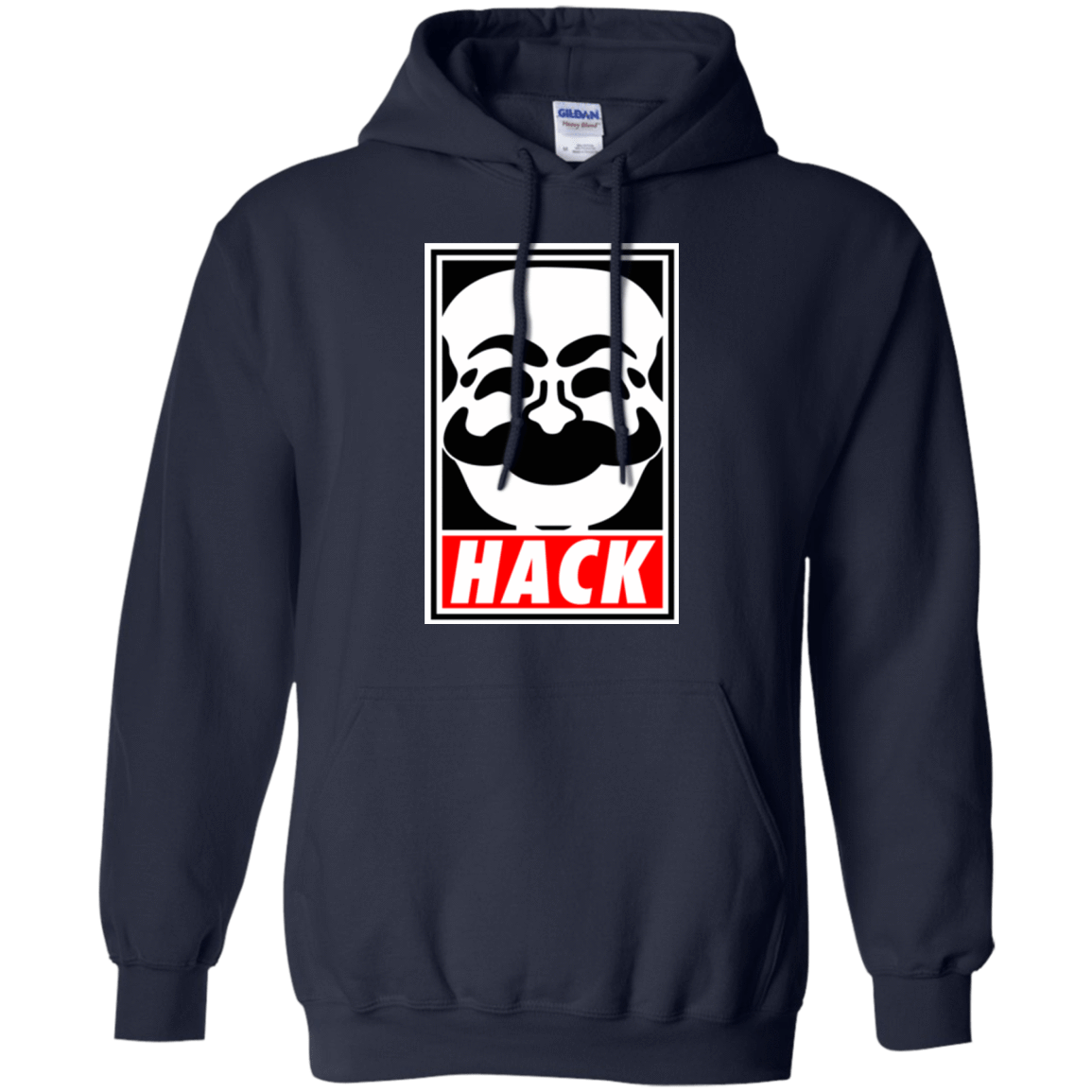 Sweatshirts Navy / Small Hack society Pullover Hoodie