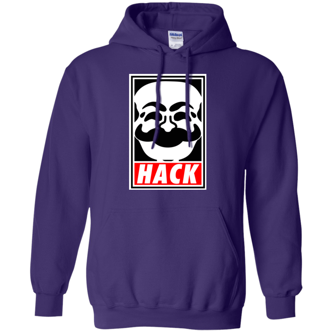 Sweatshirts Purple / Small Hack society Pullover Hoodie