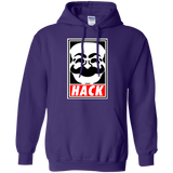 Sweatshirts Purple / Small Hack society Pullover Hoodie