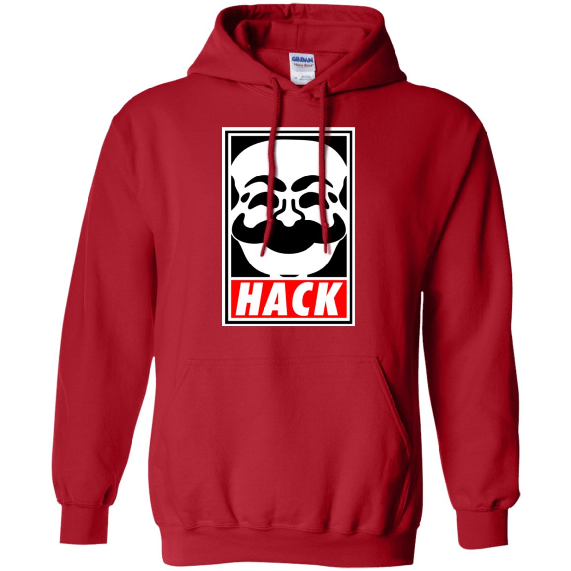 Sweatshirts Red / Small Hack society Pullover Hoodie